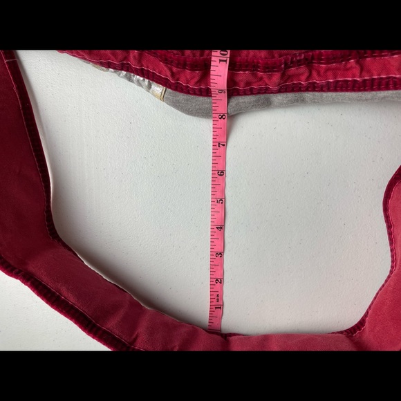 Victoria’s Secret Canvas Tote Red Super Nice - Picture 12 of 13